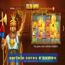 sorteio cores e nomes