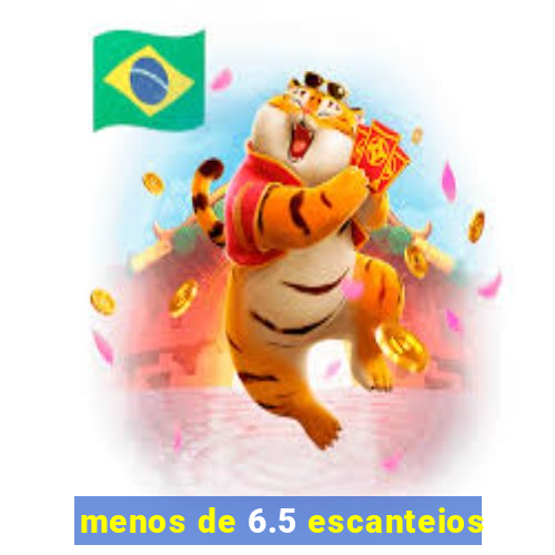 menos de 6.5 escanteios