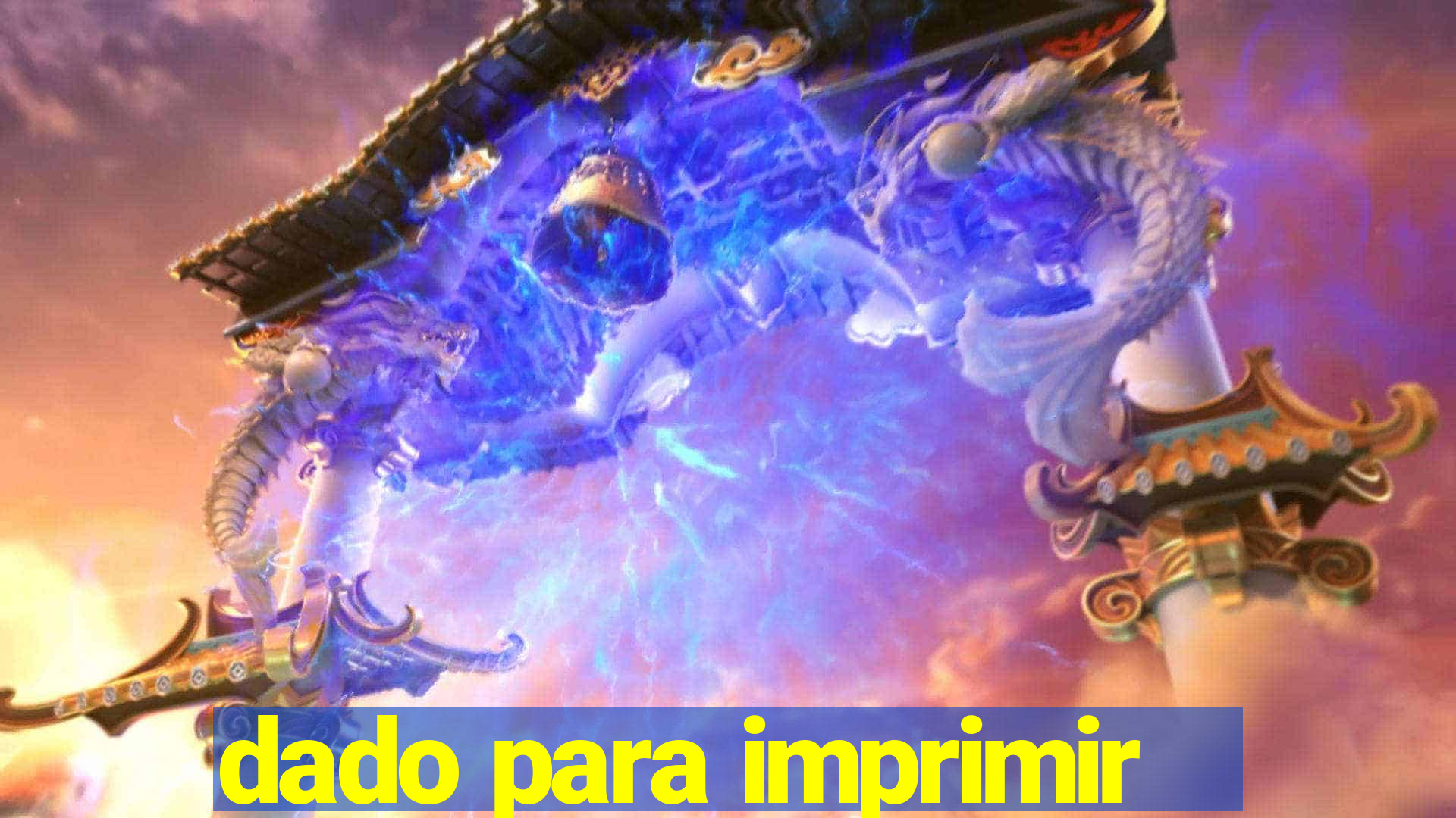 dado para imprimir