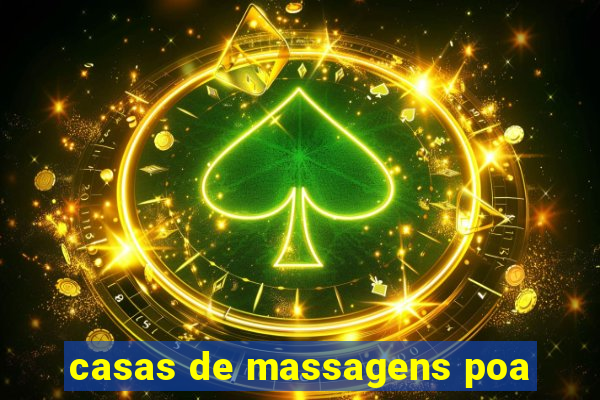 casas de massagens poa