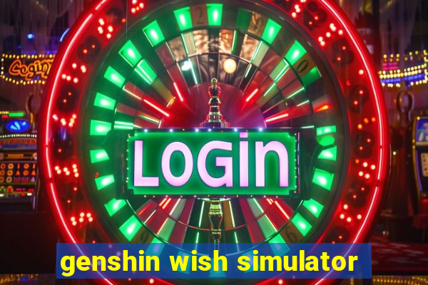 genshin wish simulator