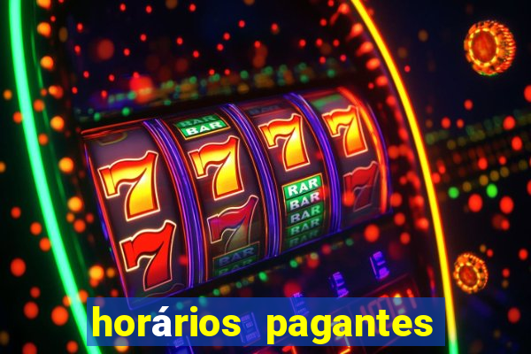 horários pagantes pg soft