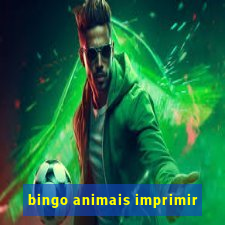 bingo animais imprimir