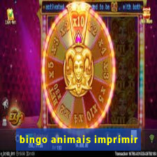 bingo animais imprimir