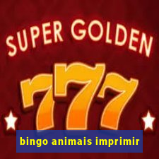 bingo animais imprimir