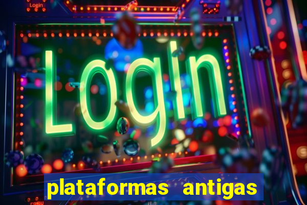 plataformas antigas de jogos