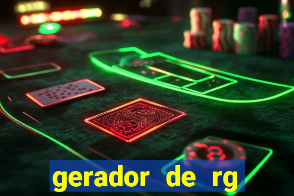 gerador de rg frente e verso