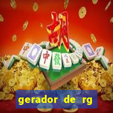 gerador de rg frente e verso