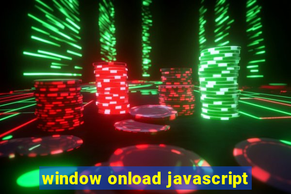 window onload javascript