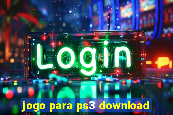 jogo para ps3 download