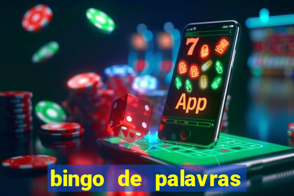 bingo de palavras cha de bebe