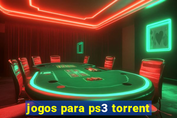 jogos para ps3 torrent