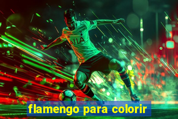 flamengo para colorir