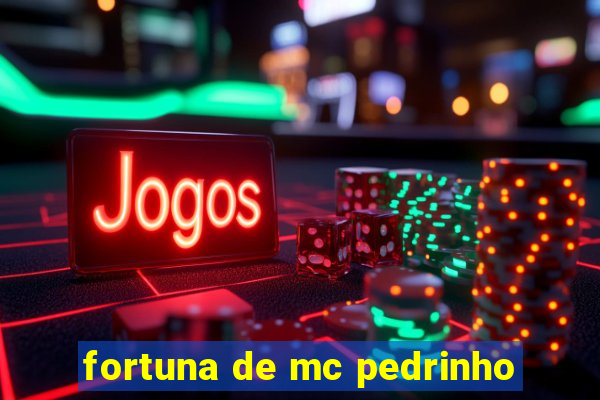 fortuna de mc pedrinho