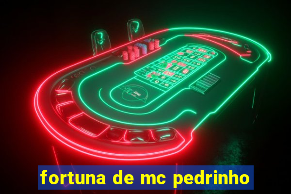 fortuna de mc pedrinho