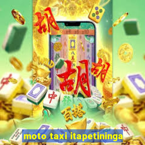 moto taxi itapetininga