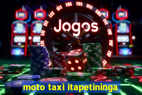 moto taxi itapetininga