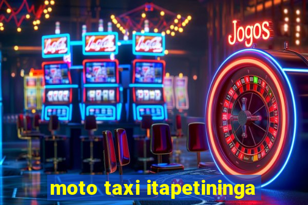 moto taxi itapetininga