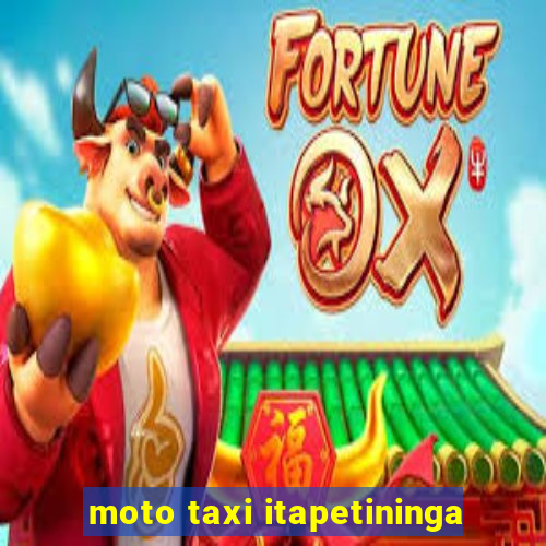 moto taxi itapetininga