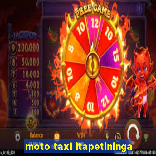 moto taxi itapetininga