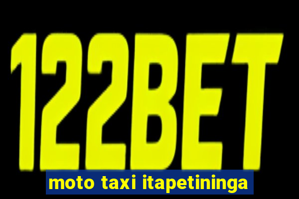 moto taxi itapetininga