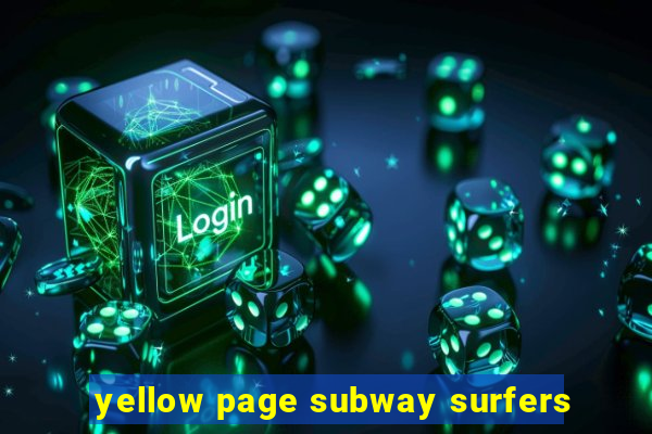 yellow page subway surfers