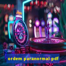 ordem paranormal pdf