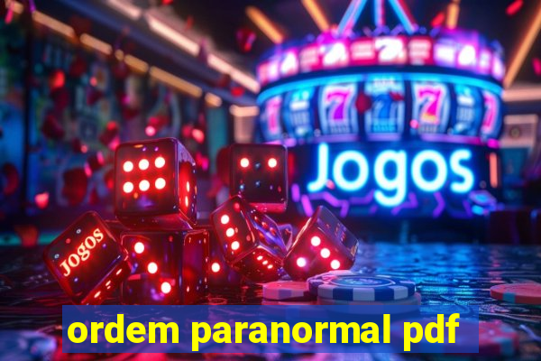 ordem paranormal pdf