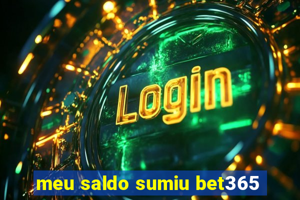 meu saldo sumiu bet365