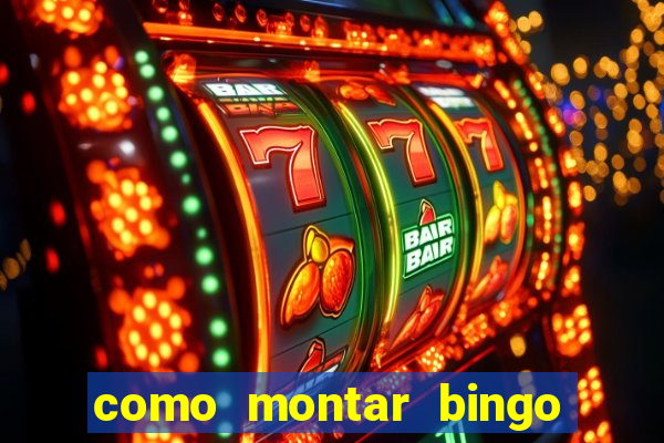 como montar bingo brinquedos toia