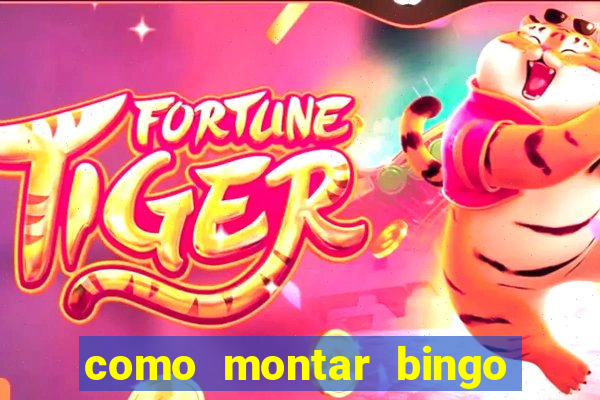 como montar bingo brinquedos toia