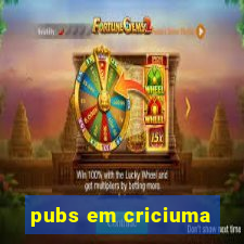 pubs em criciuma