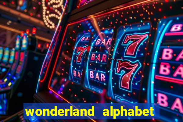 wonderland alphabet comic studio