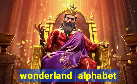 wonderland alphabet comic studio