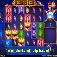 wonderland alphabet comic studio