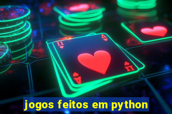 jogos feitos em python