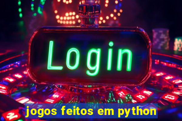 jogos feitos em python