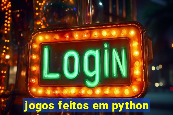 jogos feitos em python