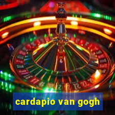 cardapio van gogh