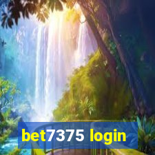 bet7375 login