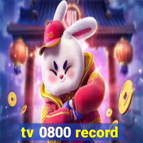 tv 0800 record