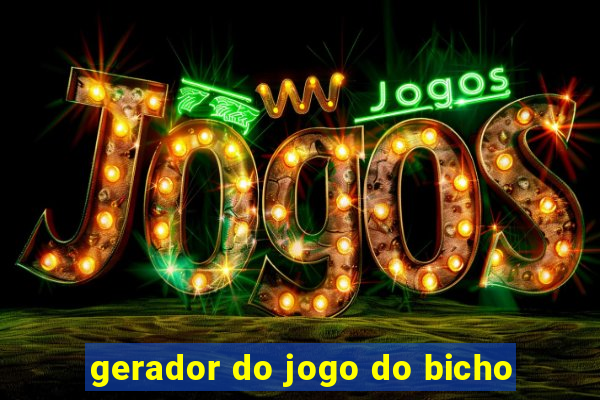 gerador do jogo do bicho