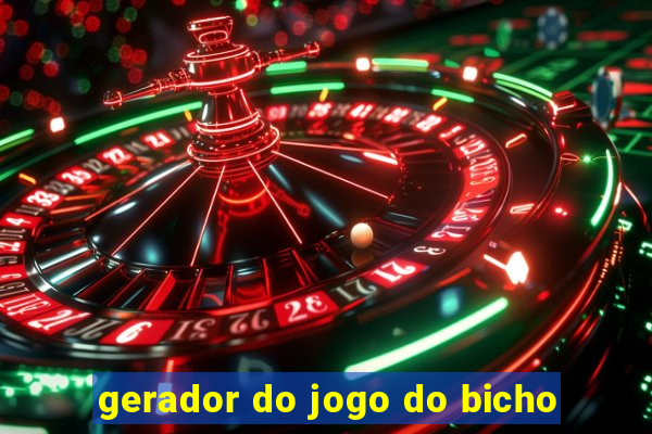 gerador do jogo do bicho