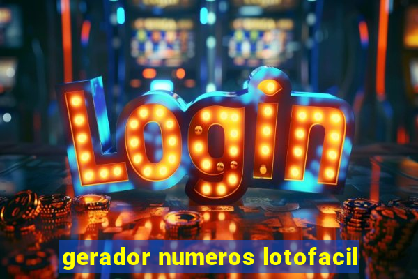 gerador numeros lotofacil