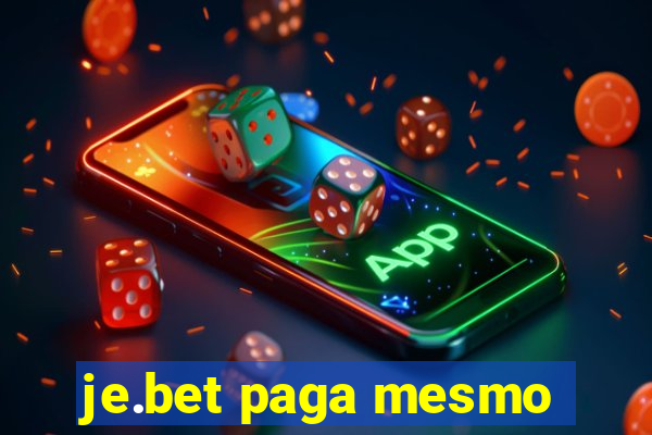 je.bet paga mesmo