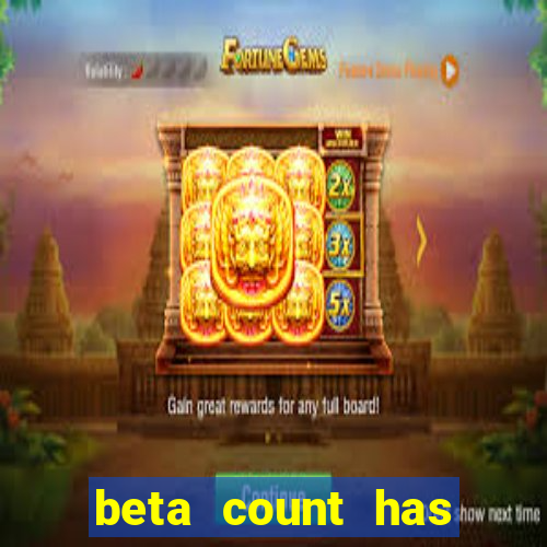 beta count has changed pt br