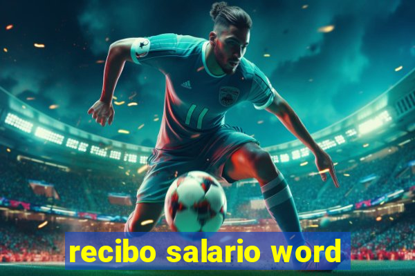 recibo salario word