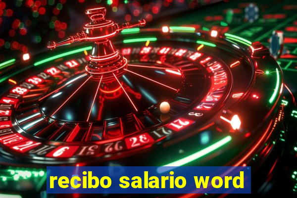 recibo salario word