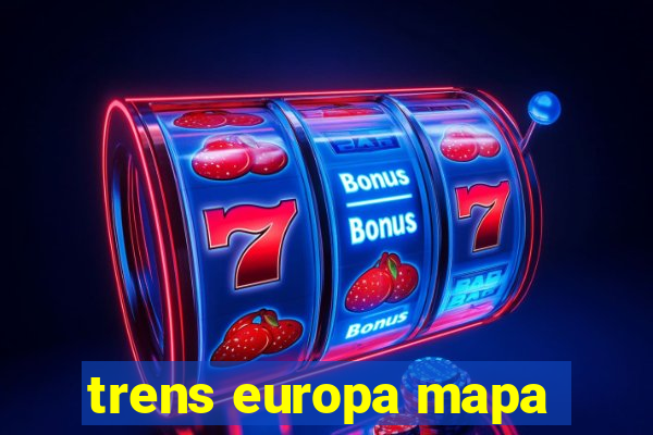 trens europa mapa