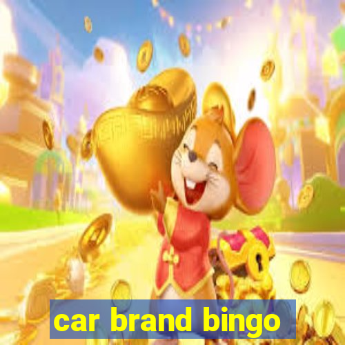 car brand bingo